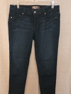 PAIGE Dark Indigo Skinny Jeans